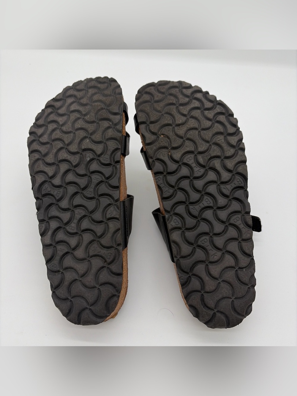 BIRKENSTOCK Mayari Leather Black Birks Sandals Size 38 Summer Casual Comfortable - Picture 5 of 7